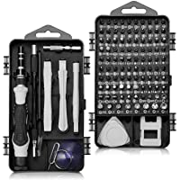 Juego de Destornilladores de Precisión-117 en 1 Herramientas Kit de Desmontar de Reparación para iPhones- PC- Smartphone…